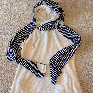 Double Hood Sweatshirt Size Large